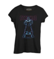 Fortnite - X Knight Siyah Kadın Tshirt