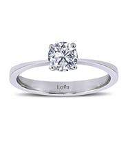 Lova E Renk 0,54 Karat Pırlanta Tektaş Yüzük - 1030064