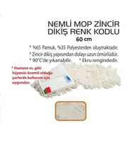 Safell Tel Aparat Nemli Mop Zincir Dikiş  60 cm - 10 Adet