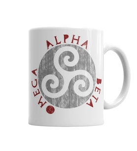 Teen Wolf Alpha Beta Omega Kupa Bardak Porselen