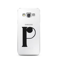Samsung A3 (2015) Harf Tasarımlı Telefon Kılıfı P-Harfi 