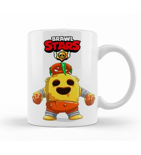 Brawl  Stars  Mecha  Spike  Kupa Bardak Porselen