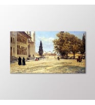 Arty Tablo Cami Avlusu Tablo (Karışık)