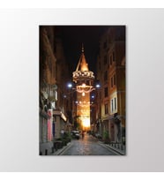 Arty Tablo Galata Kulesi Tablo (Karışık)