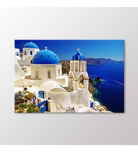 Arty Tablo Santorini Tablo (Karışık)