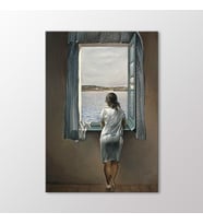 Arty Tablo Woman At The Window Tablo (Karışık)