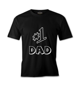 En İyi Baba Siyah Erkek Tshirt
