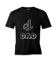 En İyi Baba Siyah Erkek Tshirt