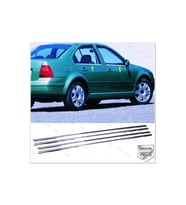 VW Bora Krom Cam Çıtası 4 prç. 1998-2005  P. Çelik