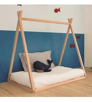 Markaawm Montessori Çocuk Yatak Çam 90X190 Oyun Alanı Çadır Çilek