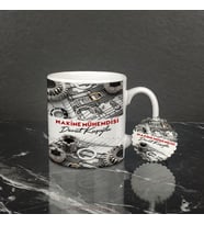 Makine Mühendisi Kupa Bardak ve Anahtarlık Set 001