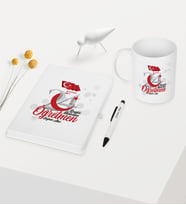 BK Gift Kişiye Özel Bugün Günlerden Öğretmen Temalı Beyaz Defter Kalem Kupa Seti - 2