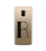 Samsung A8 Plus Harf Tasarımlı Telefon Kılıfı R-Harfi 