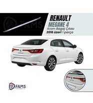 Renault Megane 4 Krom Bagaj Alt Çıtası 2015 Üzeri P. Çelik SEDAN