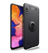 Microsonic Samsung Galaxy A10 Kılıf Kickstand Ring Holder Siyah