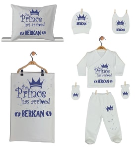 Pia Baby GL 1907-06 İsme Özel Yastık Battaniye Zıbın Set