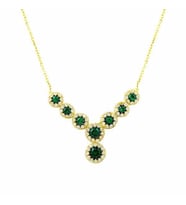 Kolye Papatyalar 2,67 Gram 14 Ayar Altın (Sarı)