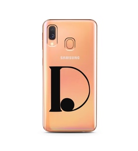 Samsung A40 Harf Tasarımlı Telefon Kılıfı D-Harfi 
