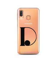 Samsung A40 Harf Tasarımlı Telefon Kılıfı D-Harfi 