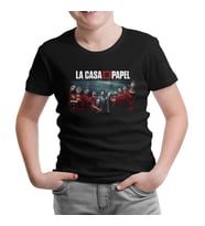 La Casa De Papel - All Siyah Çocuk Tshirt