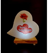 SENİ SEVİYORUM KALP MODELLİ TUZ LAMBA