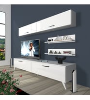 Decoraktiv Eko 5 Slm Std Retro Tv Ünitesi Tv Sehpası (Beyaz)