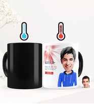 BK Gift Kişiye Özel Kanka Karikatürlü Sihirli Kupa Bardak - 2