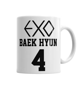 Exo Baekhyun 2 Kupa Bardak Porselen