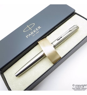 Parker Jotter Metal SS CT Dolma Kalem  İsme Özel Kalem  Hediyelik Kalem
