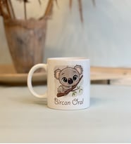 Kişiye Özel Sevimli Koala Tasarımlı Kupa