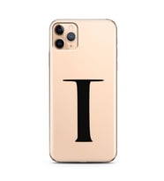 Iphone 11 Pro Harf Tasarımlı Telefon Kılıfı T-Harfi 