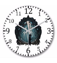 Ohm Nausicaa's Decay Duvar Saati Bombeli Gercek Cam