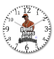 Gta San Andreas Duvar Saati Bombeli Gercek Cam