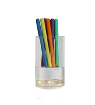 7552K	KALEMLİK SU İÇİNDE İNCİLİ MODEL OFİS GERECİ 7X7X13CM 300ML
