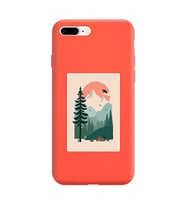 Turuncu Lansman Telefon Kılıfı Iphone 8 Plus