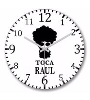 Toca Raul Duvar Saati Bombeli Gercek Cam