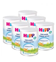 Hipp 1 Organik Combiotic Bebek Sütü 350 Gram 6 Adet