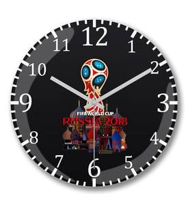 Copa 2018 Duvar Saati Bombeli Gercek Cam