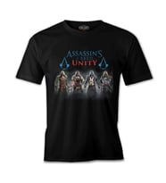 Assassin's Creed - Unity Siyah Erkek Tshirt