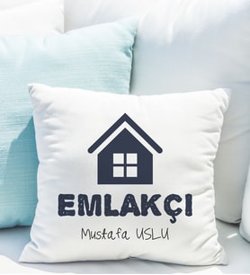 Kişiye Özel Emlakçı Yastığı