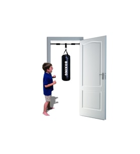 53 Cm x 20 Cm Çocuk Boks Kum Torbası + Barfiks Asma Demiri