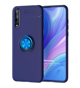 Microsonic Huawei P Smart S Kılıf Kickstand Ring Holder Lacivert