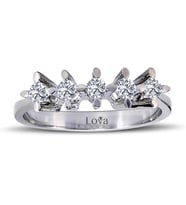 Lova G Renk 0,30 Karat Pırlanta Beştaş Yüzük - 1070067