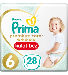Prima Premium Care Külot Bebek Bezi Beden:6 (15+) 112 Adet Süper Ekonomik Fırsat Pk