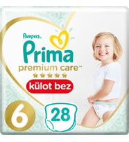 Prima Premium Care Külot Bebek Bezi Beden:6 (15+) 112 Adet Süper Ekonomik Fırsat Pk