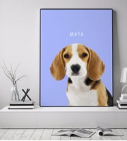 BK Gift Kişiye Özel Evcil Dost Kanvas Tablo 70x100cm-3