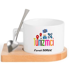 Turizmci  FİNCAN Seti (Beyaz)