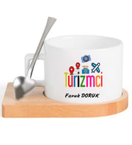 Turizmci  FİNCAN Seti (Beyaz)
