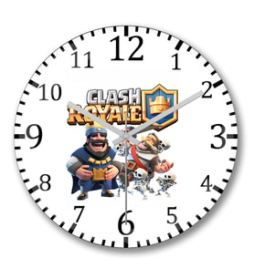 Clash Royale   Duvar Saati Bombeli Gercek Cam