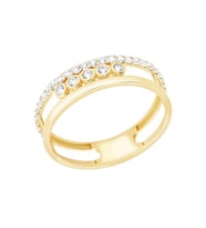 Diamond Line-Gülaylar Altın 14 Ayar Trend Yüzük